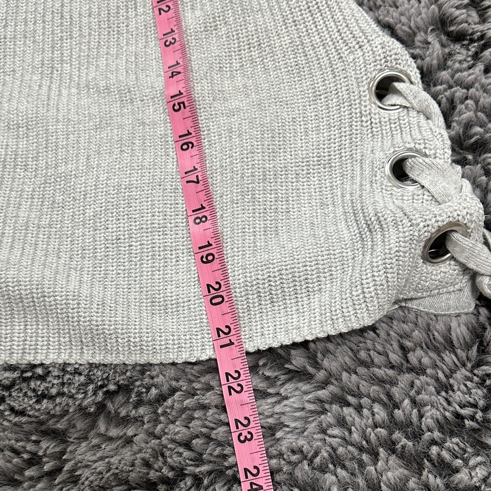 Fate Light Gray Women's Crew Neck Sweater - Picture 9 of 9